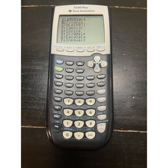 Texas Instruments TI-84 Plus Graphic Graph Calculator w/ Cover Fully Tested - Picture 1 of 7